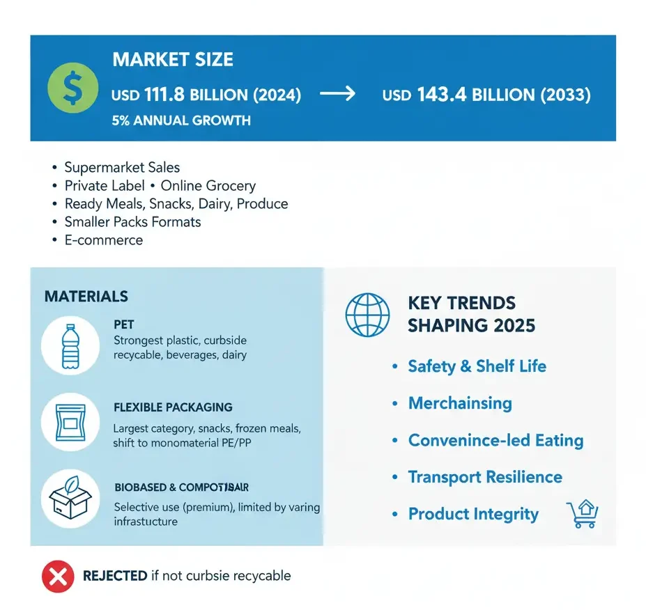 US Food Packaging Trends 2025