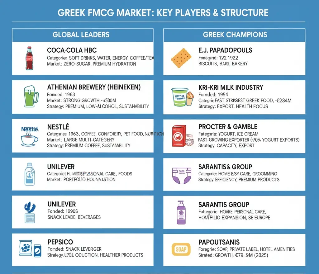 Top 10 FMCG Brands in Greece